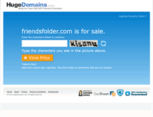 Tablet Screenshot of friendsfolder.com